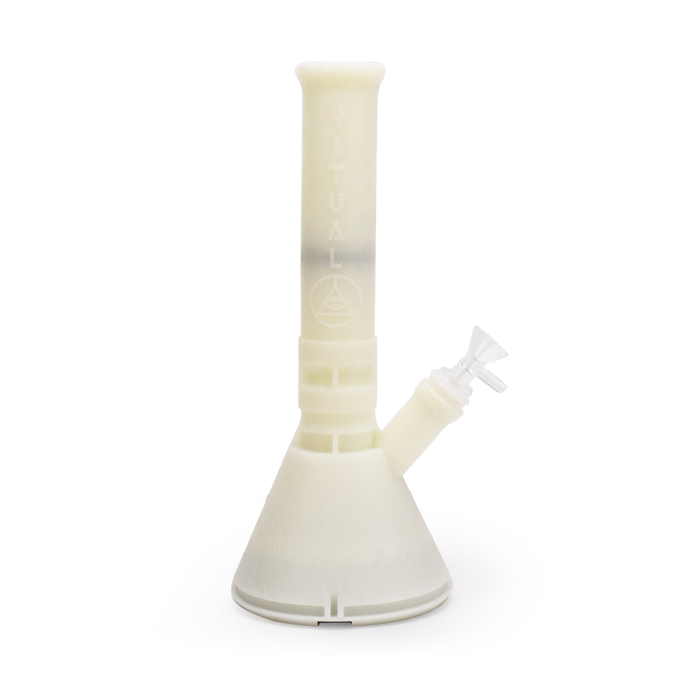 Ritual 12'' Deluxe Silicone Modular Beaker Titanium White UV