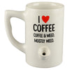 Wake & Bake Ceramic Coffee Mug Pipe I Love Coffee