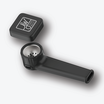 Outdoor Silicone Hand Pipe POS | Black (Box of 25)